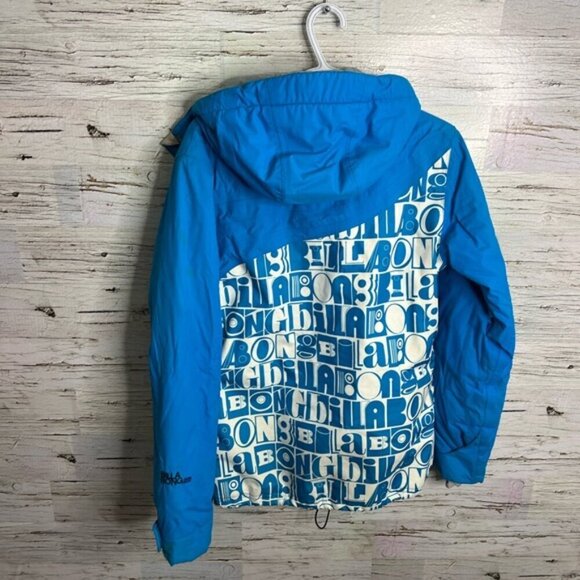 Billabong Snowboarding ski  jacket coat blue white size medium - Picture 10 of 11